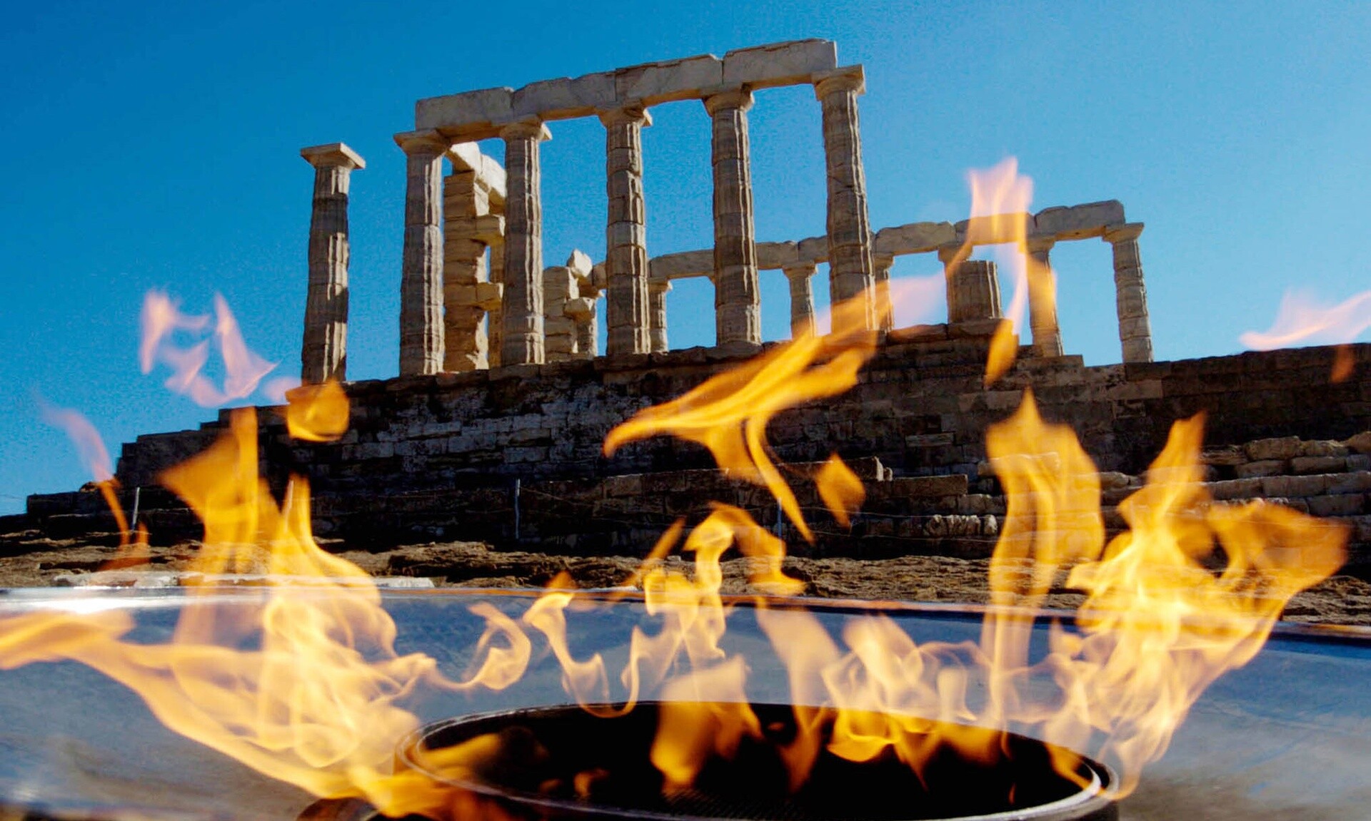 Ολυμπιακή Φλόγα: Κλειστός την Παρασκευή ο αρχαιολογικός χώρος του Σουνίου