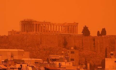 High concentrations of Saharan dust over Greece to subside during the day