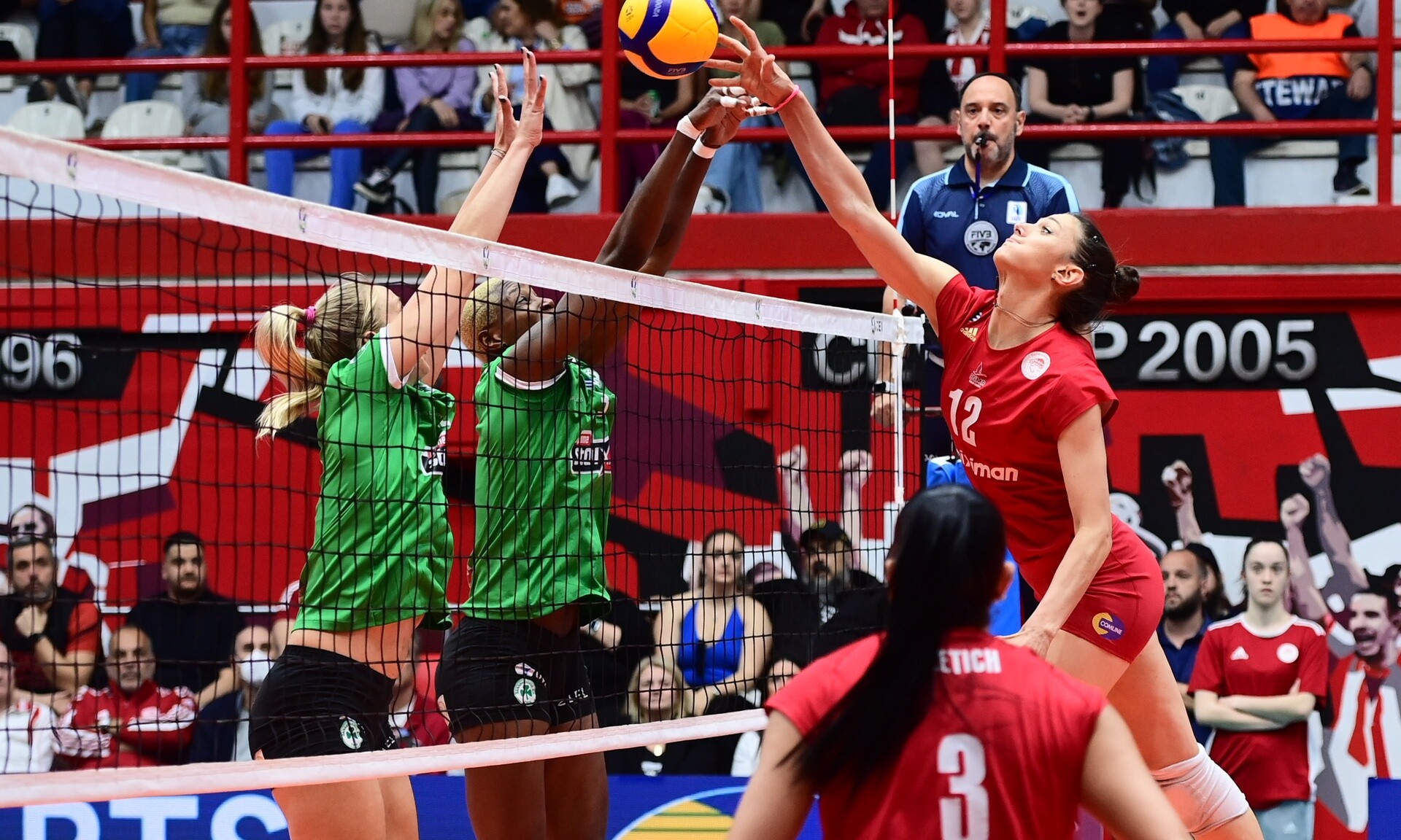 Ολυμπιακός – Παναθηναϊκός: Live Streaming το Game 5 των τελικών της Volley League γυναικών