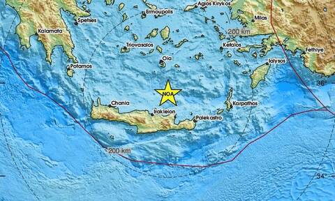 Νέος σεισμός βόρεια της Κρήτης (pics)