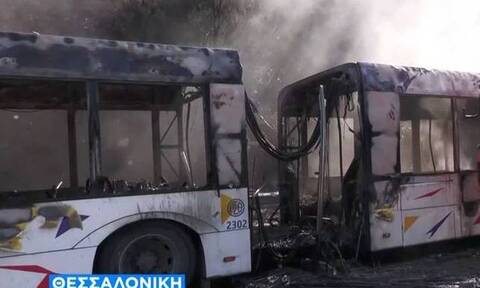 Θεσσαλονίκη: Φωτιά σε λεωφορείο εν κινήσει στην περιφερειακή
