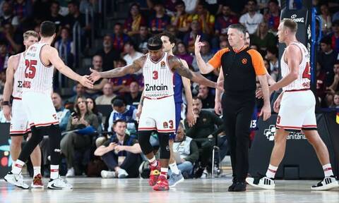 Μπαρτσελόνα - Ολυμπιακός: Ανακοινώθηκαν από την EuroLeague οι διαιτητές του Game 5