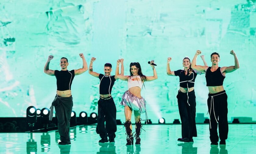 Η Μαρίνα Σάττι στη σκηνή της Eurovision 