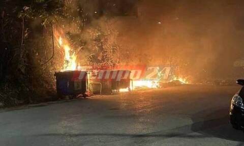 Πανικός τα ξημερώματα στην Πάτρα για φωτιά δίπλα σε σπίτια – Έτρεχαν με κουβάδες οι κάτοικοι