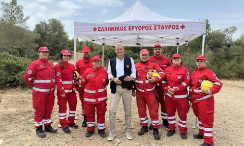 Ο Ελληνικός Ερυθρός Σταυρός συμμετείχε στη μεγάλη άσκηση «ΔΙΑ ΠΥΡΟΣ 2024»  του Πυροσβεστικού Σώματος
