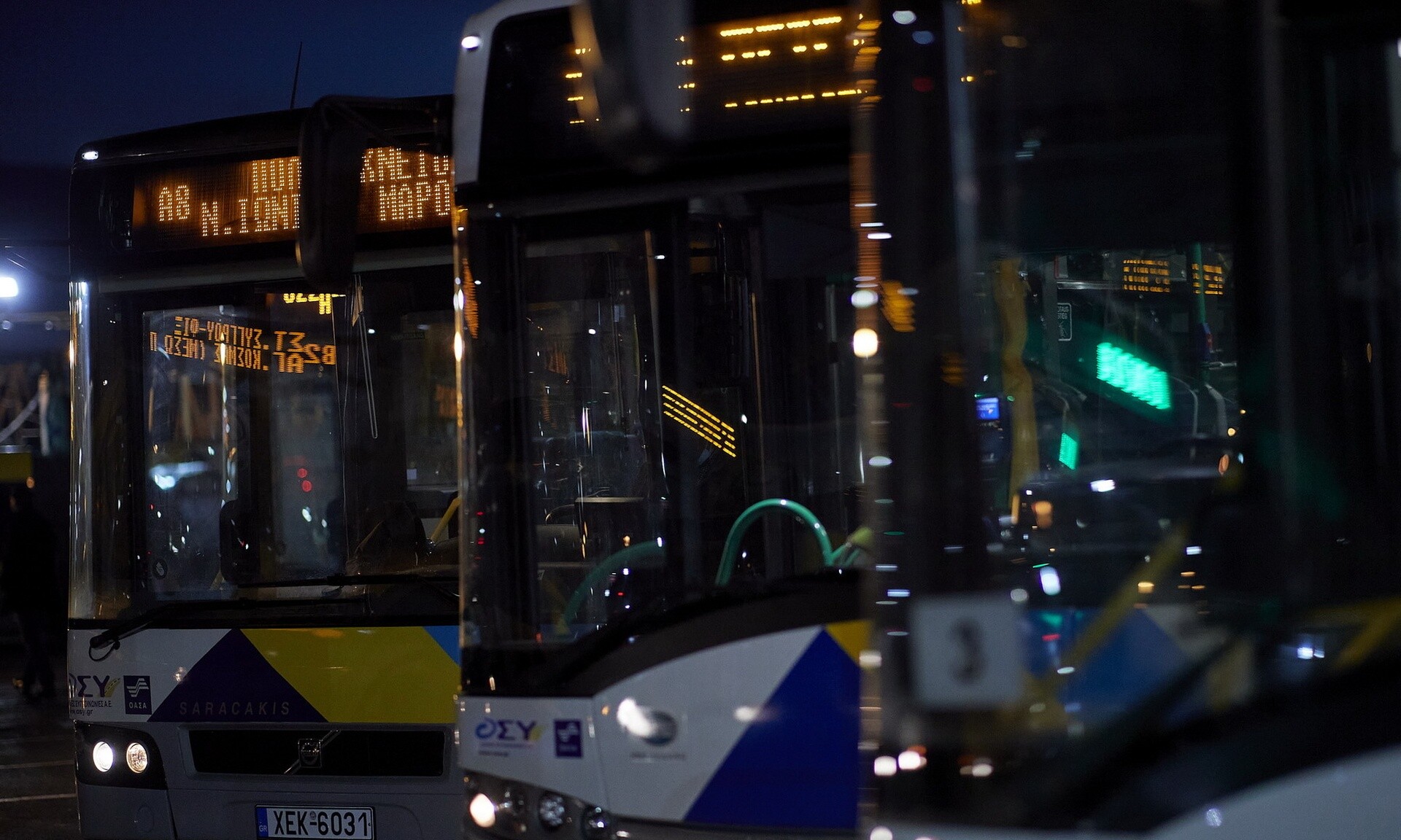 ΟΑΣΑ: Αλλαγές στις νυχτερινές λεωφορειακές γραμμές
