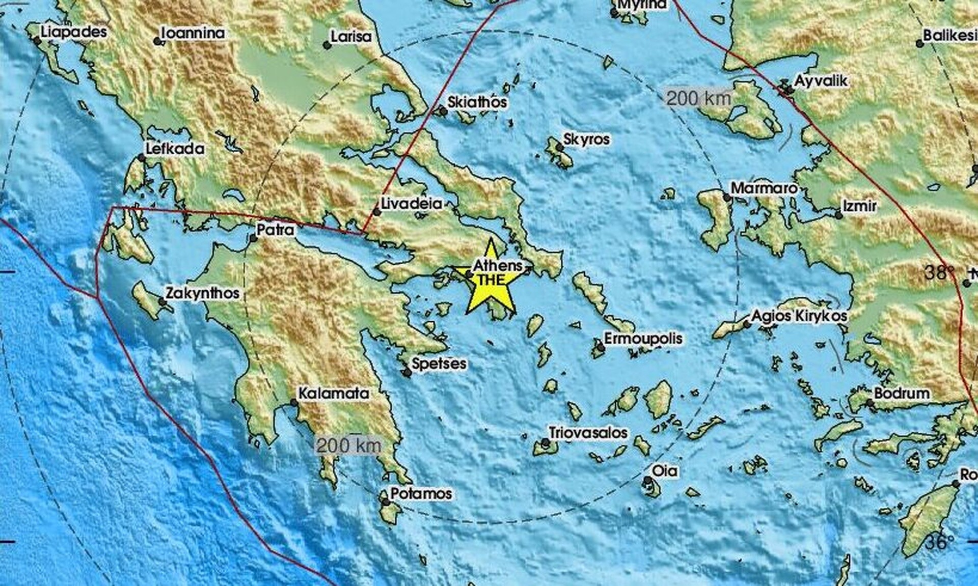 Σεισμός τώρα κοντά στο Κορωπί – Αισθητός στα Μεσόγεια Αττικής (pics)