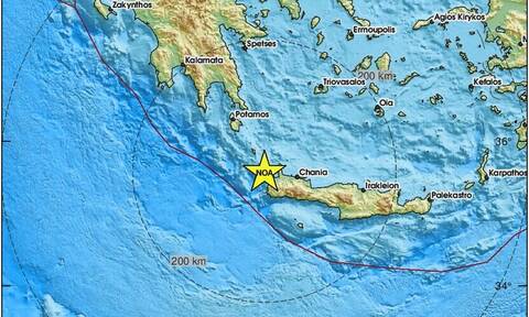 Χανιά: Σεισμός κοντά στην Κίσσαμο