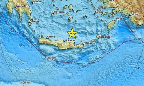 Σεισμός βόρεια της Κρήτης (pics)