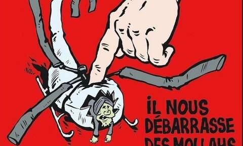 Charlie Hebdo: «Yπάρχει Θεός, μας απαλλάσσει από τους μουλάδες» - Το σχόλιο για τον θάνατο Ραΐσι