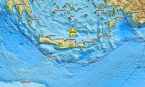 Νέος σεισμός βόρεια της Κρήτης - Αισθητός σε κάποιες περιοχές (pics)