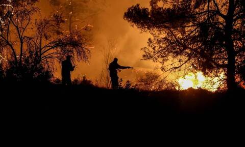 Λακωνία: Υπό μερικό έλεγχο η φωτιά στο Μαυροβούνι Λακωνίας – Χωρίς ενεργό μέτωπο στον Μύτικα