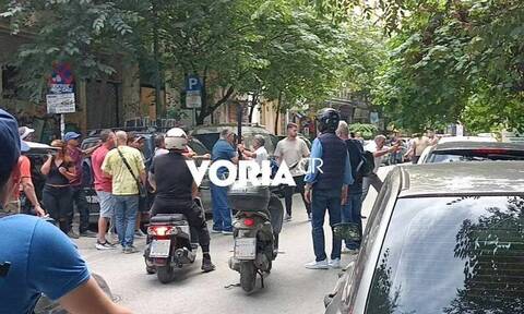 Θεσσαλονίκη: Άγριο ξύλο μεταξύ οδηγών στη Φράγκων