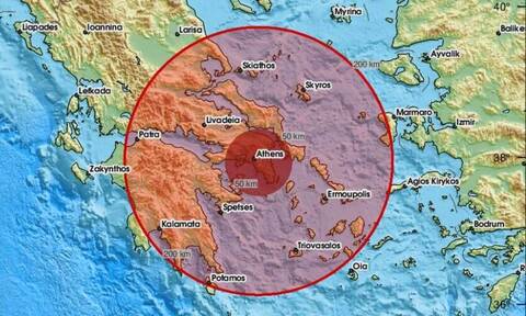 Σεισμός 4,4 Ρίχτερ στη Δονούσα - Αισθητός στην Αττική