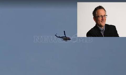 Σύμη: Ελικόπτερο στη «μάχη» για τον εντοπισμό του Μάικ Μόσλι - Αγωνία για τον παρουσιαστή του BBC