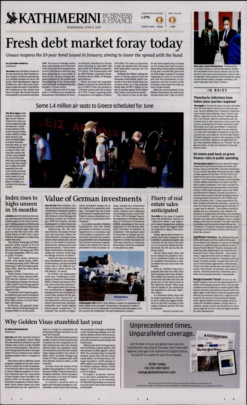 Οπισθόφυλλο Εφημερίδας - INTERNATIONAL NEW YORK TIMES_KATHIMERINI - 2021-06-09